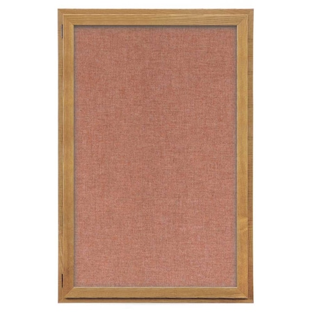 United Visual Products Indoor Enclosed Combo Board, 72"x36", Satin Frame/Grey & Amethyst UVCB7236-GREY-AMETHY